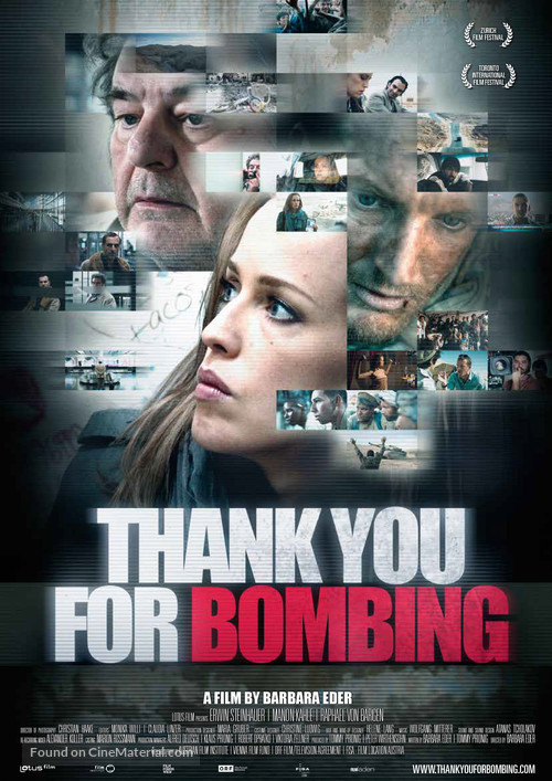 Thank You for Bombing - Austrian Movie Poster