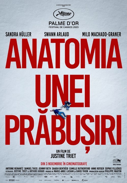 Anatomie d&#039;une chute - Romanian Movie Poster