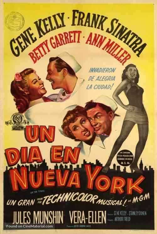 On the Town - Argentinian Movie Poster