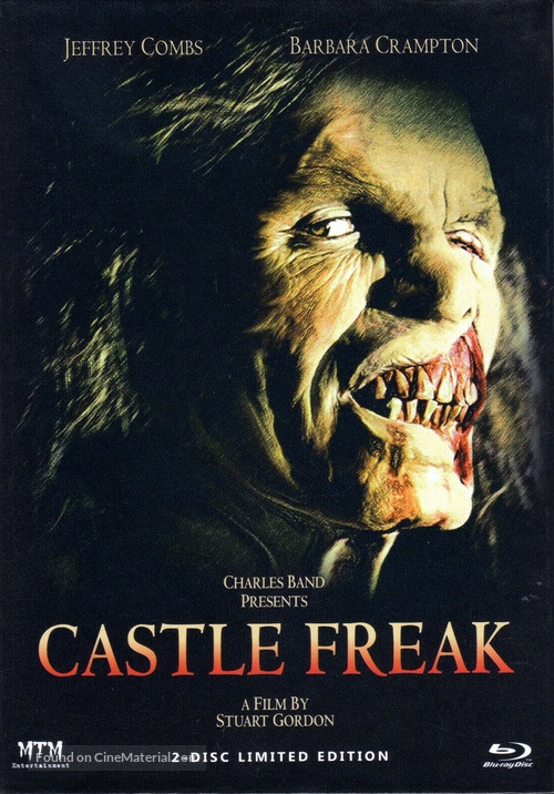 Castle Freak - German Blu-Ray movie cover