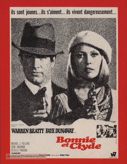 Bonnie and Clyde - French Movie Poster
