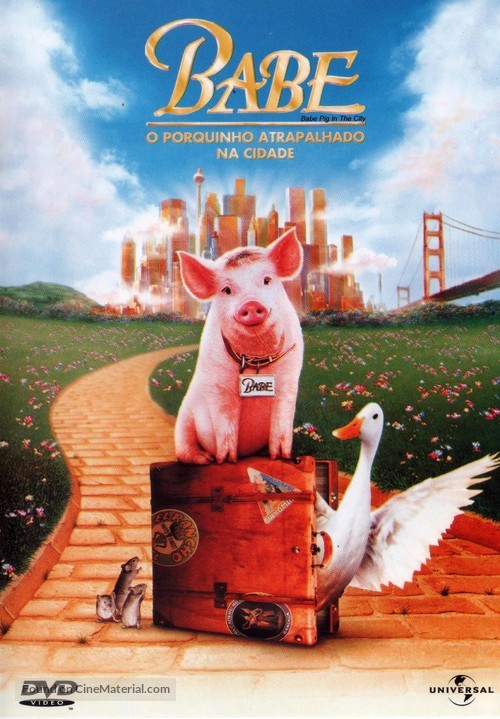 Babe: Pig in the City - Brazilian Movie Cover