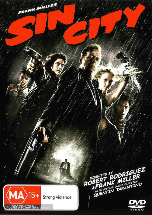 Sin City - Australian DVD movie cover