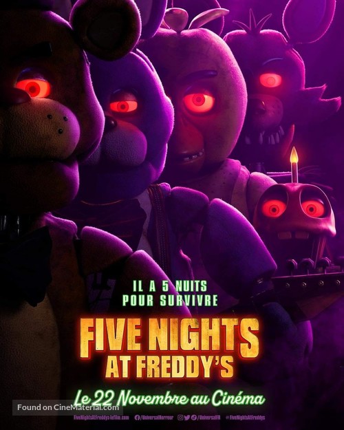 Five Nights at Freddy&#039;s - French Movie Poster