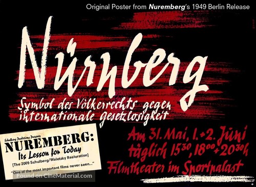 N&uuml;rnberg und seine Lehre - German Movie Poster