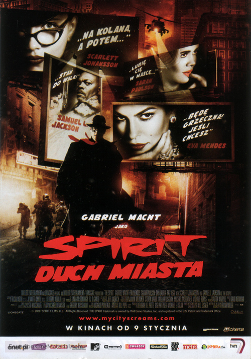 The Spirit - Polish Movie Poster