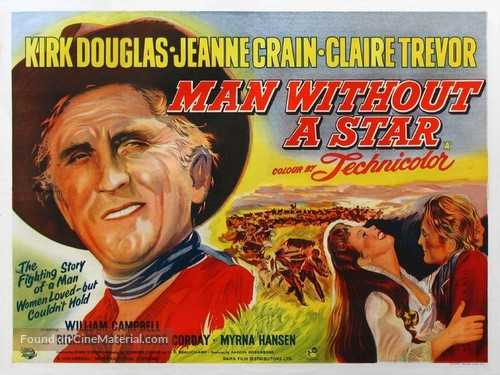 Man Without a Star - British Movie Poster