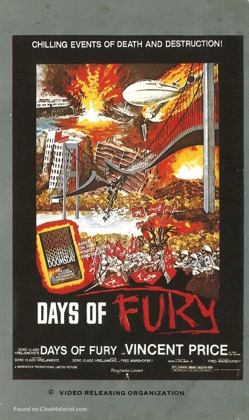 Days of Fury - British VHS movie cover