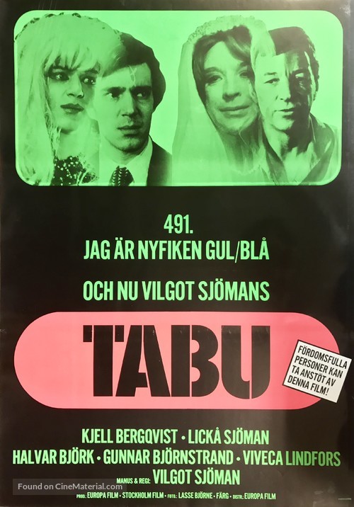 Tabu - Swedish Movie Poster