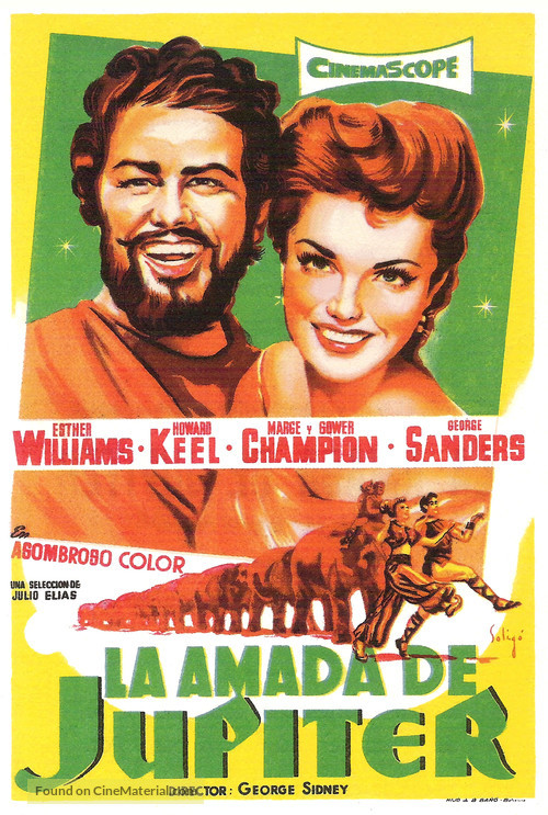 Jupiter&#039;s Darling - Spanish Movie Poster
