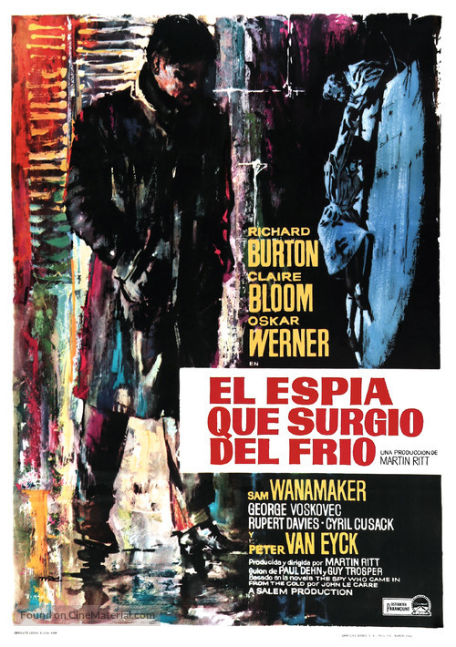 The Spy Who Came in from the Cold - Spanish Movie Poster