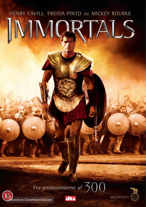 Immortals - Danish DVD movie cover