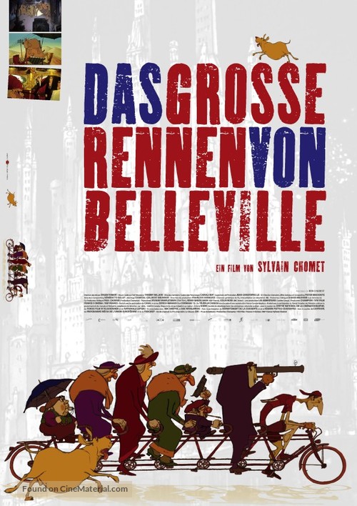 Les triplettes de Belleville - German Movie Poster