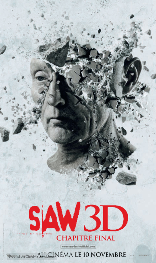 Saw 3D - French Movie Poster