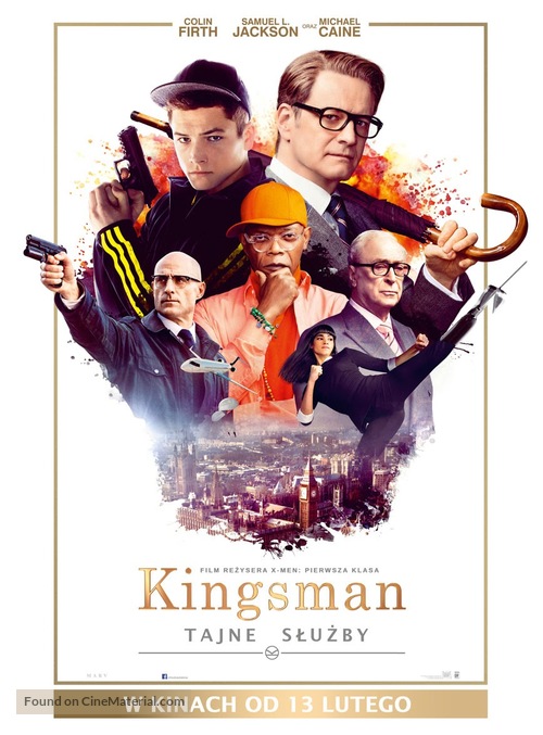 Kingsman: The Secret Service - Polish Movie Poster