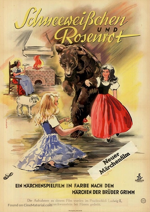 Schneeweisschen und Rosenrot - German Movie Poster