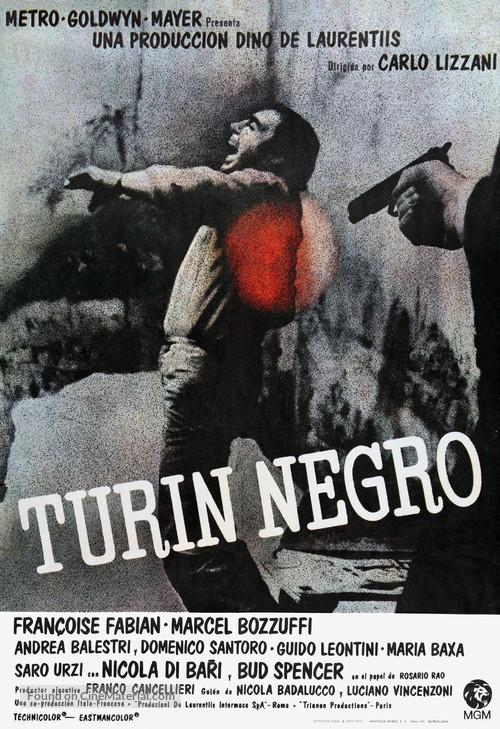 Torino nera - Spanish Movie Poster