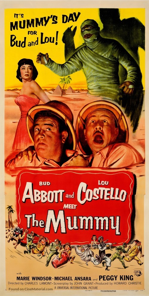 Abbott and Costello Meet the Mummy - Movie Poster