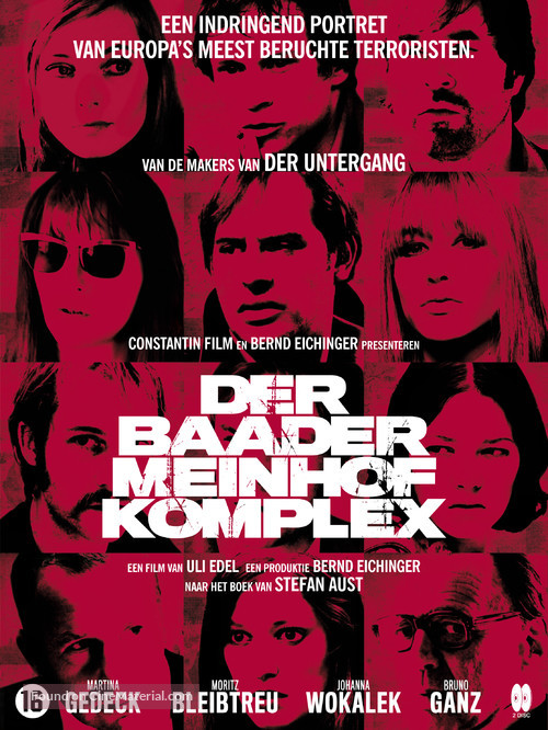 Der Baader Meinhof Komplex - Dutch Movie Cover