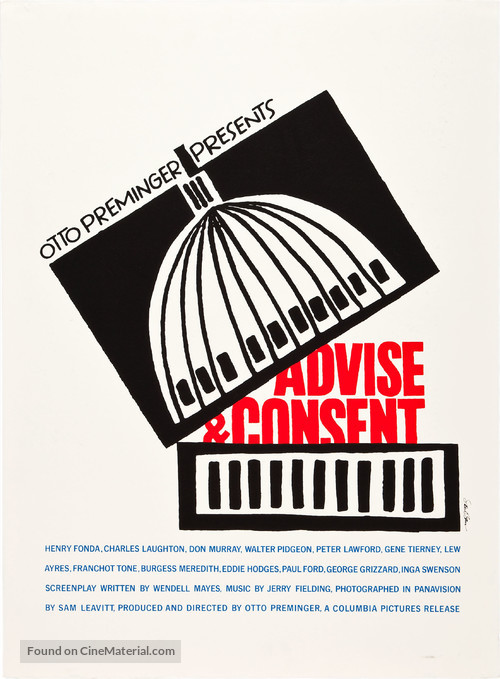 Advise &amp; Consent - Movie Poster