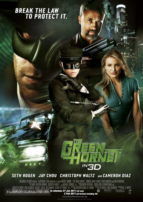 The Green Hornet - Singaporean Movie Poster