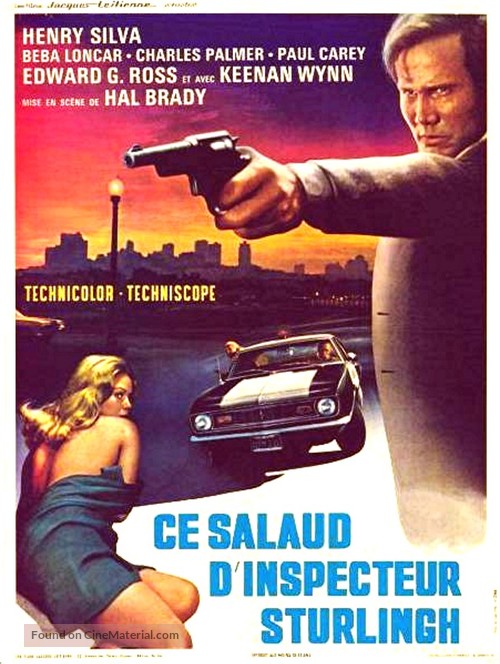 Quella carogna dell&#039;ispettore Sterling - French Movie Poster