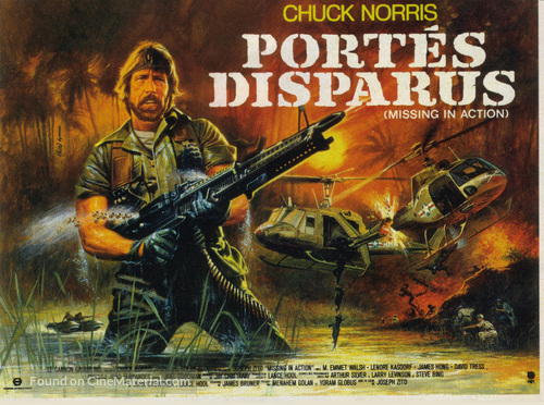 Missing in Action - French Movie Poster