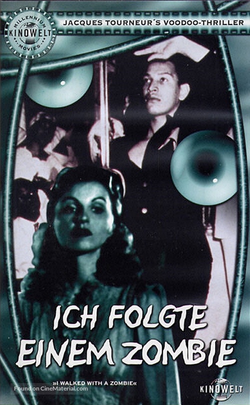 I Walked with a Zombie - German VHS movie cover
