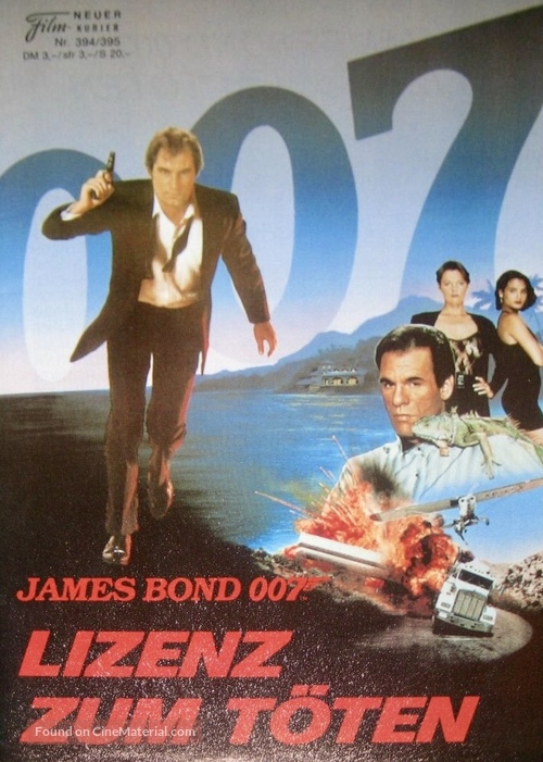 Licence To Kill - German Movie Cover