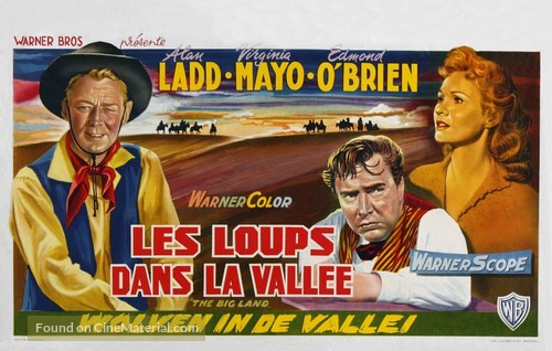 The Big Land - Belgian Movie Poster