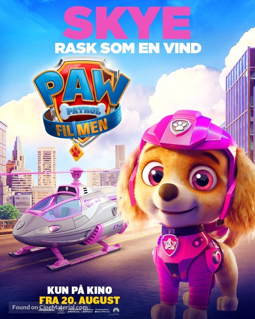 Paw Patrol: The Movie - Norwegian Movie Poster