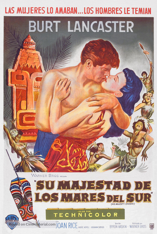 His Majesty O&#039;Keefe - Argentinian Movie Poster