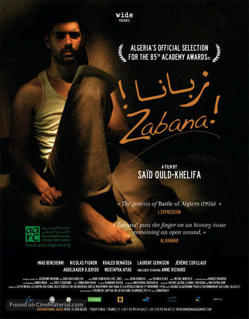 Zabana! - Algerian Movie Poster