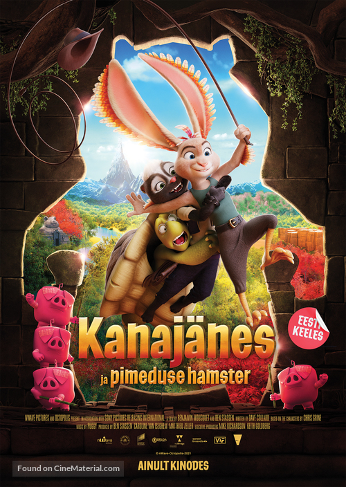 Chickenhare and the Hamster of Darkness - Estonian Movie Poster