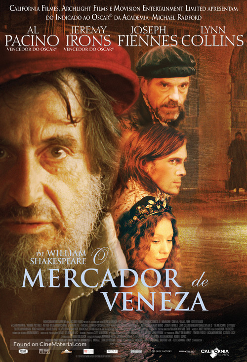 The Merchant of Venice - Brazilian Movie Poster