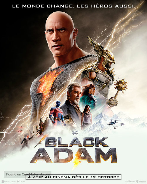 Black Adam - French Movie Poster