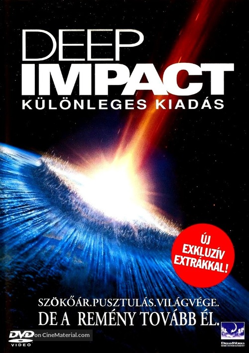 Deep Impact - Hungarian DVD movie cover