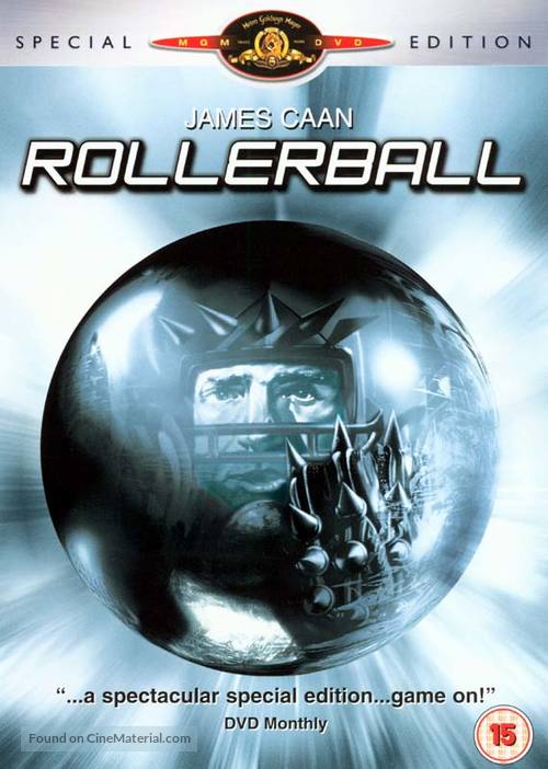 Rollerball - British DVD movie cover