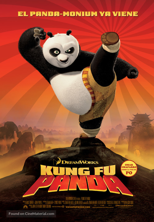 Kung Fu Panda - Mexican Movie Poster