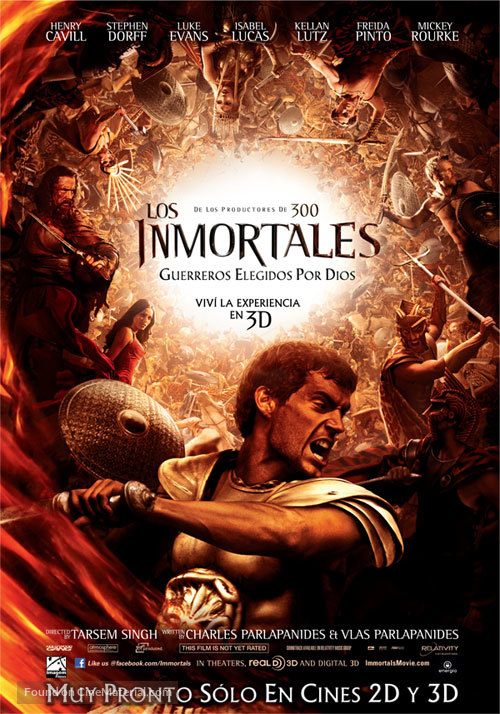 Immortals - Argentinian Movie Poster