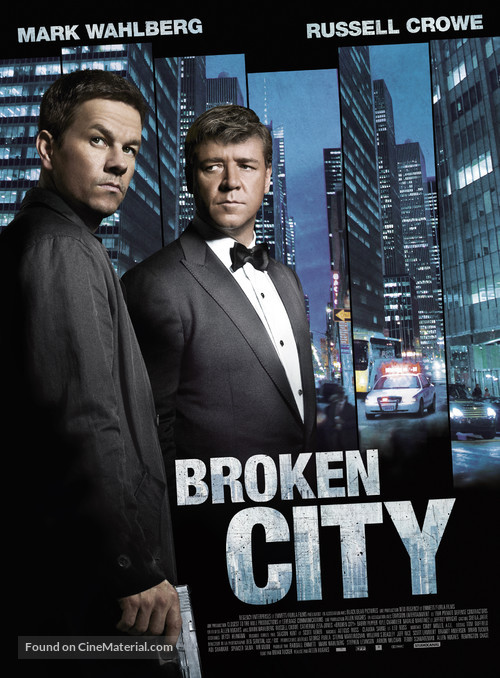 Broken City - French Movie Poster