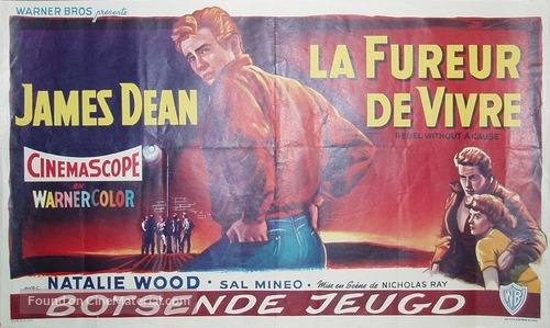 Rebel Without a Cause - Belgian Movie Poster