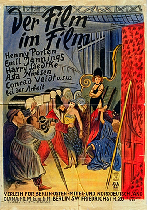 Film im Film, Der - German Movie Poster