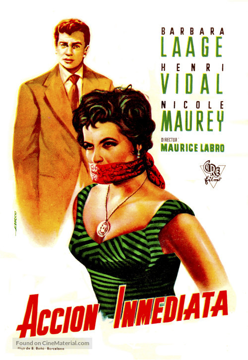 Action imm&eacute;diate - Spanish Movie Poster