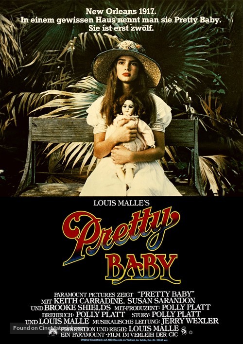 Pretty Baby - German Movie Poster