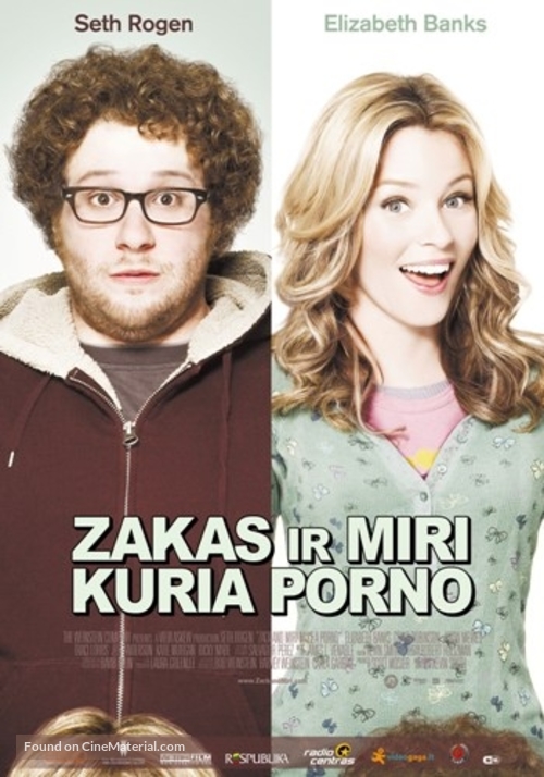 Zack and Miri Make a Porno - Lithuanian Movie Poster