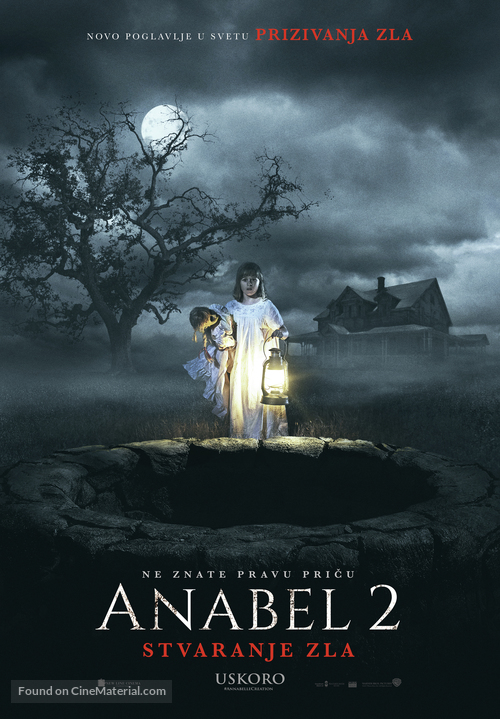 Annabelle: Creation - Serbian Movie Poster