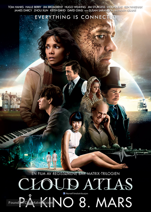 Cloud Atlas - Norwegian Movie Poster