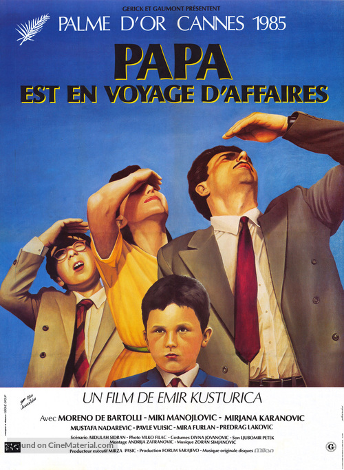 Otac na sluzbenom putu - French Movie Poster