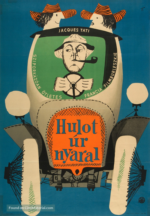 Les vacances de Monsieur Hulot - Hungarian Movie Poster